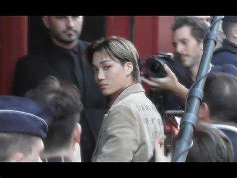 Video KAI 카이 EXO Jongin @ Paris 24 september 2018 Fashion 